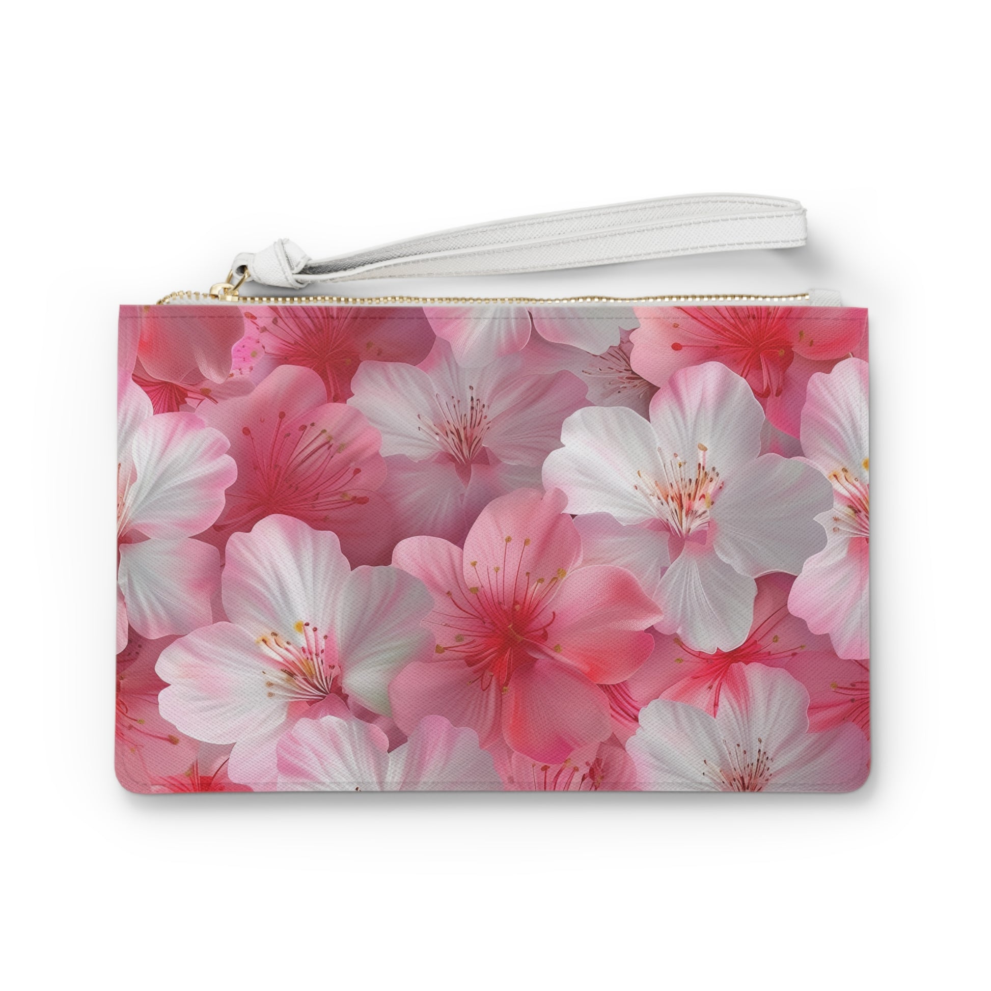 Cherry Blossom Pink Clutch Bag | Clutch Bags | Accessories, All Over Print, AOP, Assembled in the USA, Assembled in USA, Bags, Made in the USA, Made in USA, Vegan | Prints with Passion