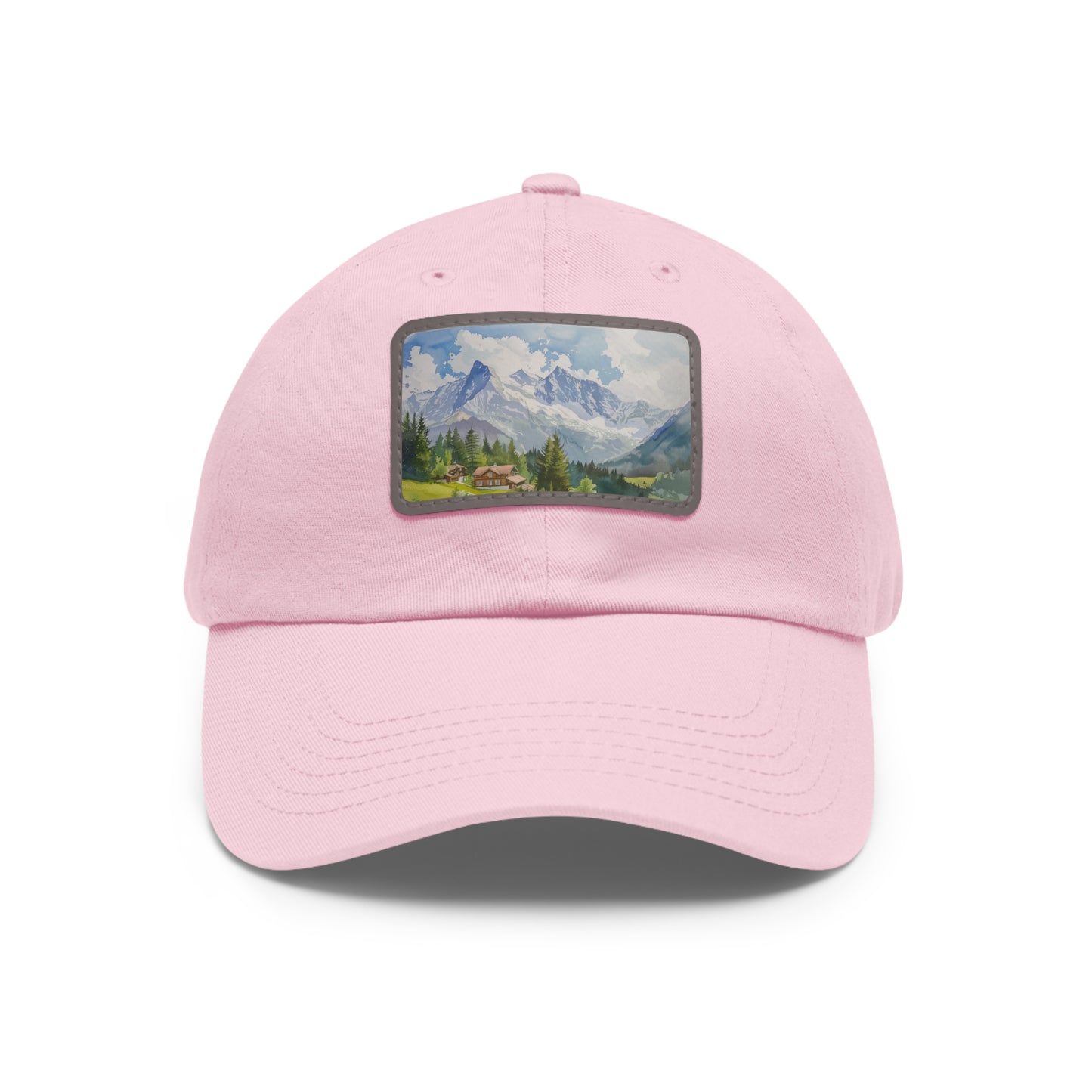 Elevate Your Style with the Swiss Alps Watercolor Cap