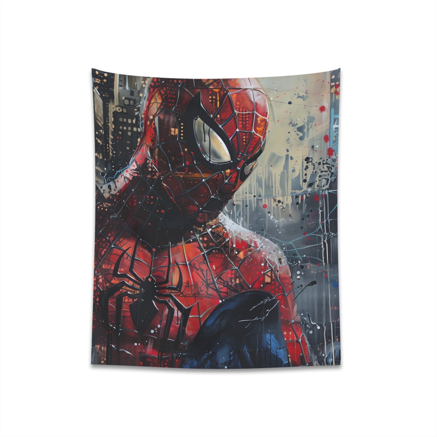 Spider-Man Webs of Wonder Tapestry - High-Quality Heroic Wall Art - 34" x 40" & 57" x 57" Options - Perfect Gift for Fans