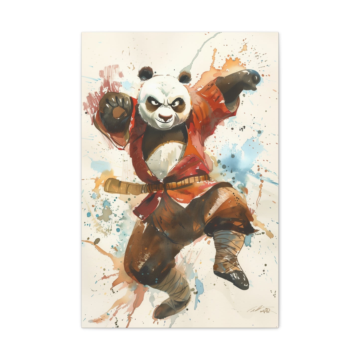 Pos Epic Journey Canvas: Kung Fu Panda Funko Pop | Canvas | Art & Wall Decor, Canvas, Fall Picks, Hanging Hardware, Home & Living, Indoor, Top Spring Products, Valentine's Day promotion | Prints with Passion