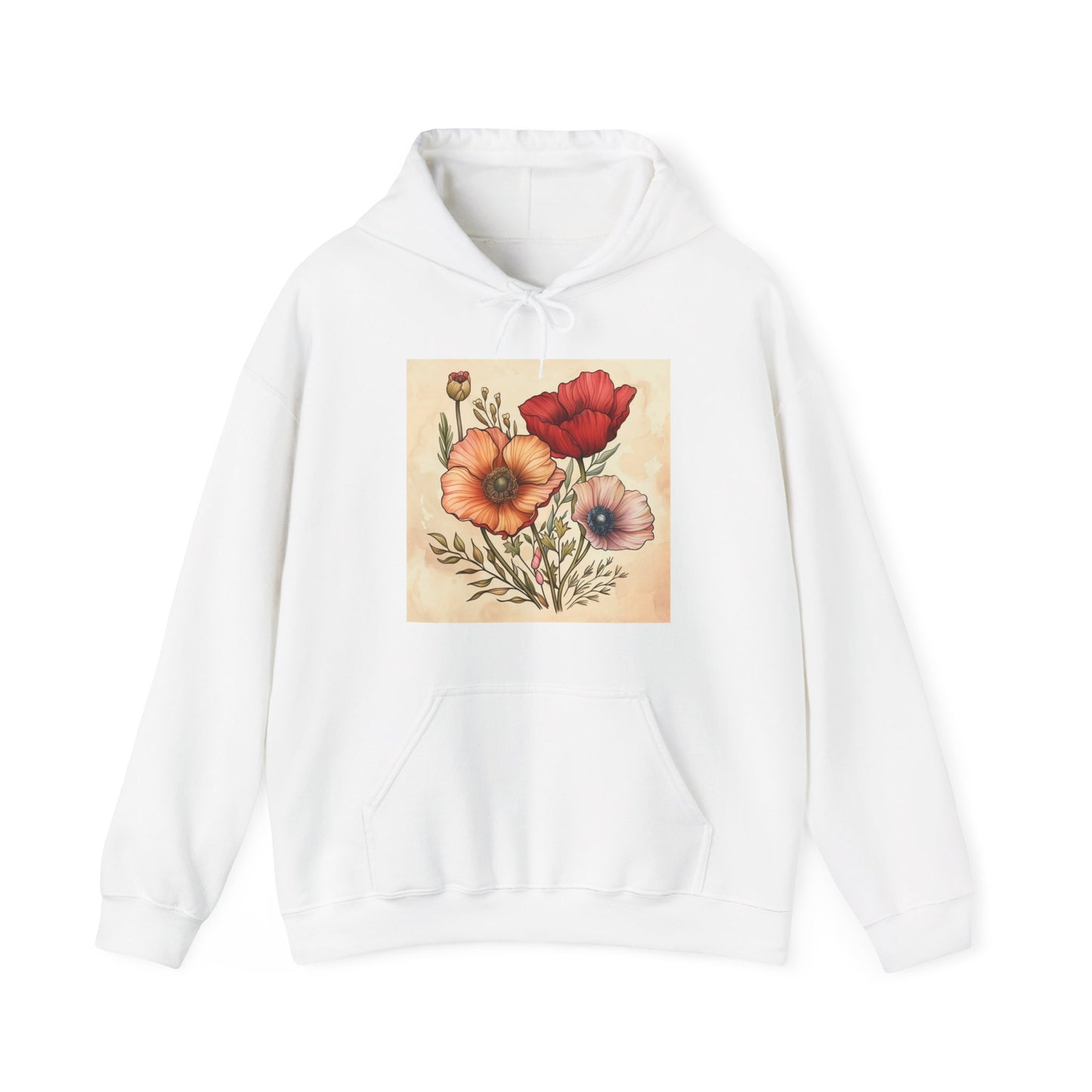 Wildflower Whisper: Nature's Beauty Floral Hoodie