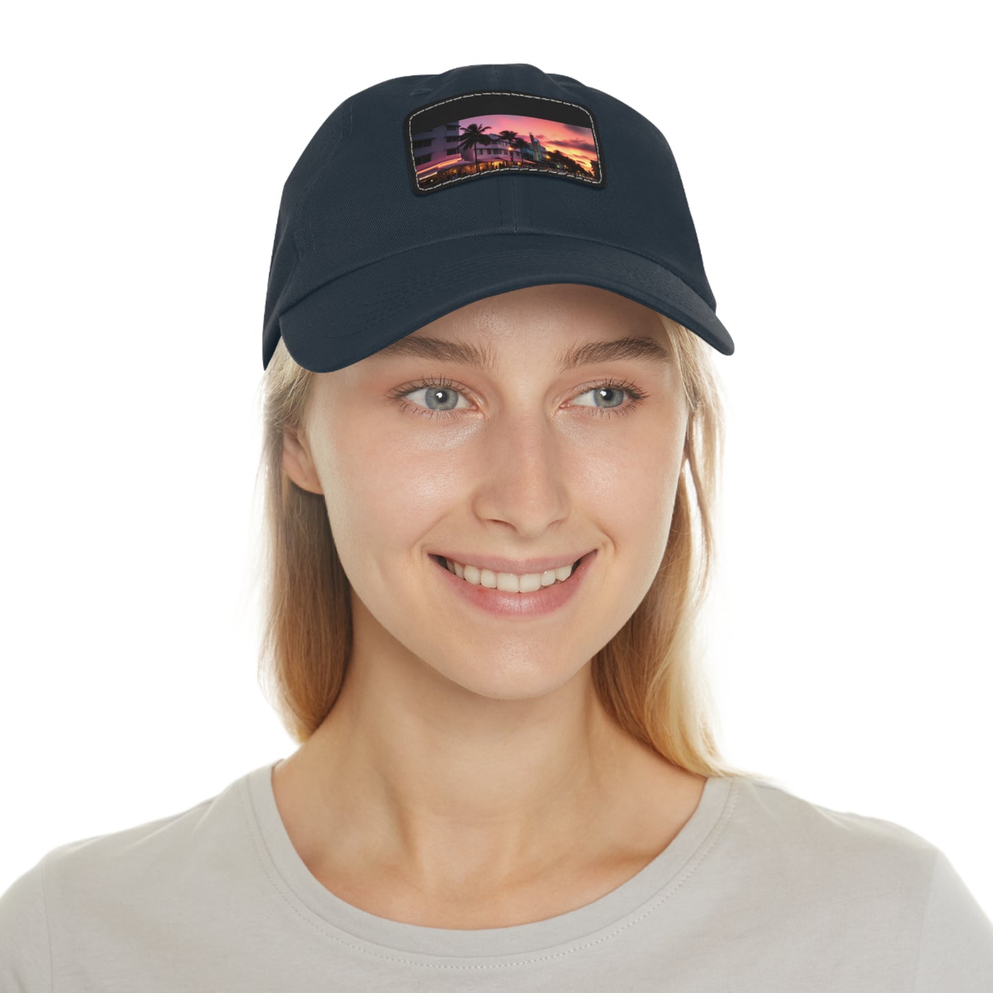 Miami Sunset Horizon Baseball Cap