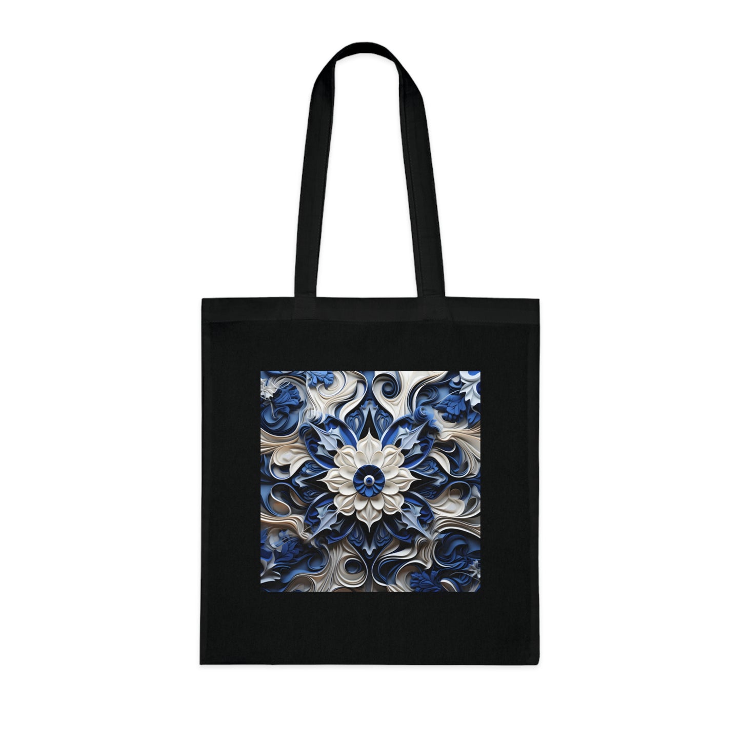 Blue Porcelain Dreams Tote Bag