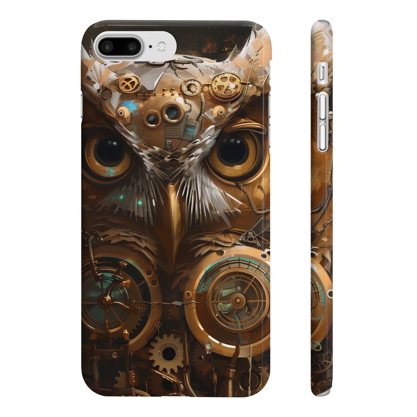 Steampunk Owl:Nocturnal Wonders Phone Case