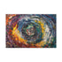 A Swirling Vortex of Colors Representing the Chaos Stretched Canvas Wall Art