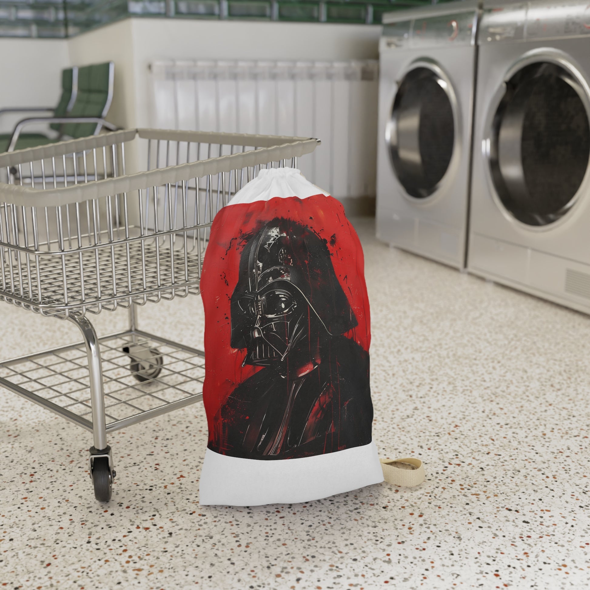 "Star Wars Darth Vader Sith Laundry Bag - Organize laundry with iconic villain design"