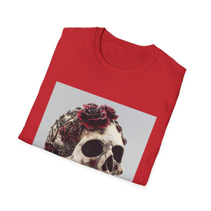 Memento Mori: Gothic Skull & Roses T-Shirt