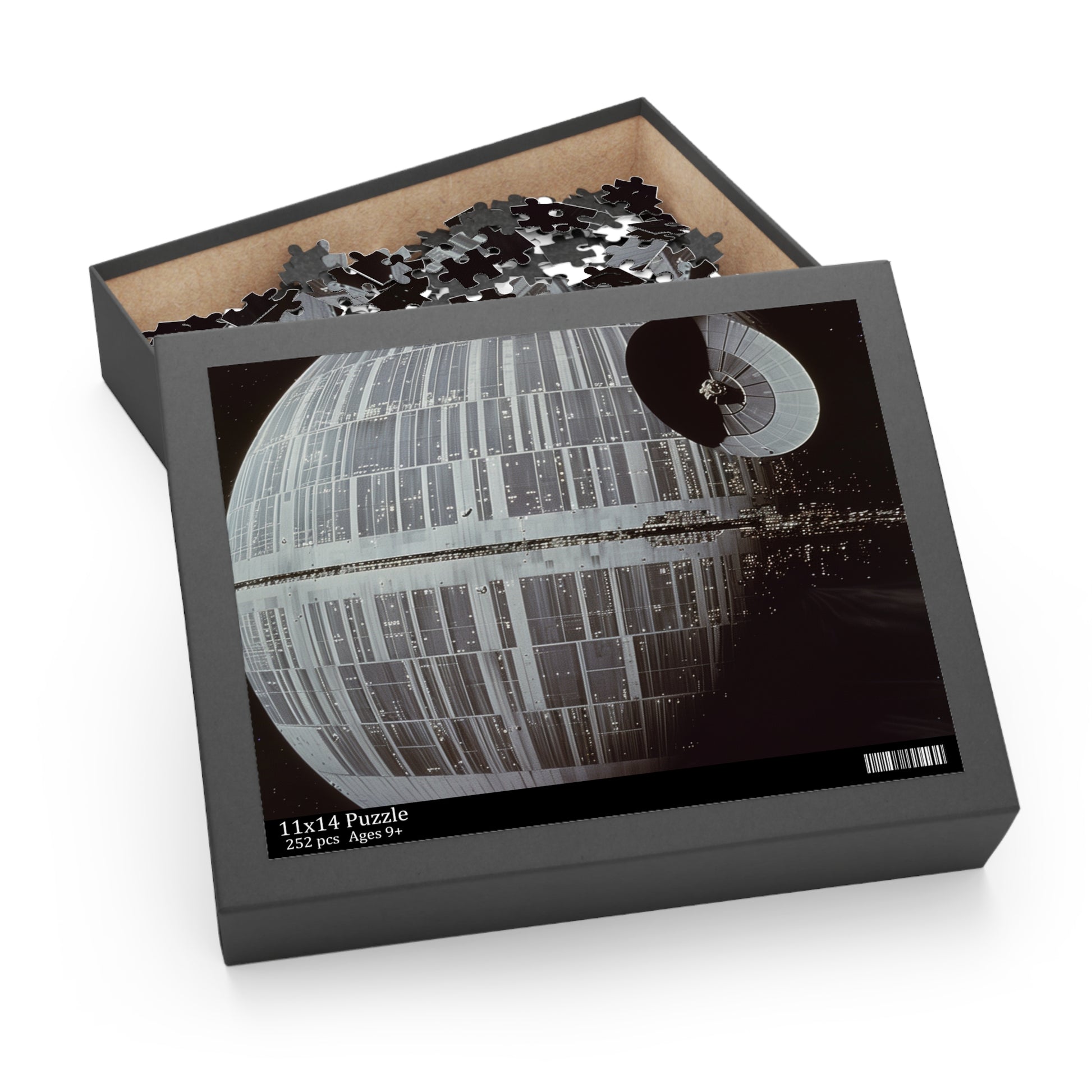 "Death Star Wars Jigsaw Puzzle - Piece Together the Ultimate Galactic Weapon, Ideal for Fans of the Iconic Film Series. May the Force be with You!"