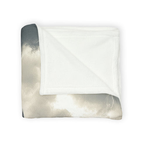Cloud Cathedral Struck by Lightning — Plush Fleece Throw Blanket — Product Detail View 11