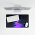 Neon River Flowing Through Chrome Valley — XL & XXL Desk Mat — Product Detail View 8