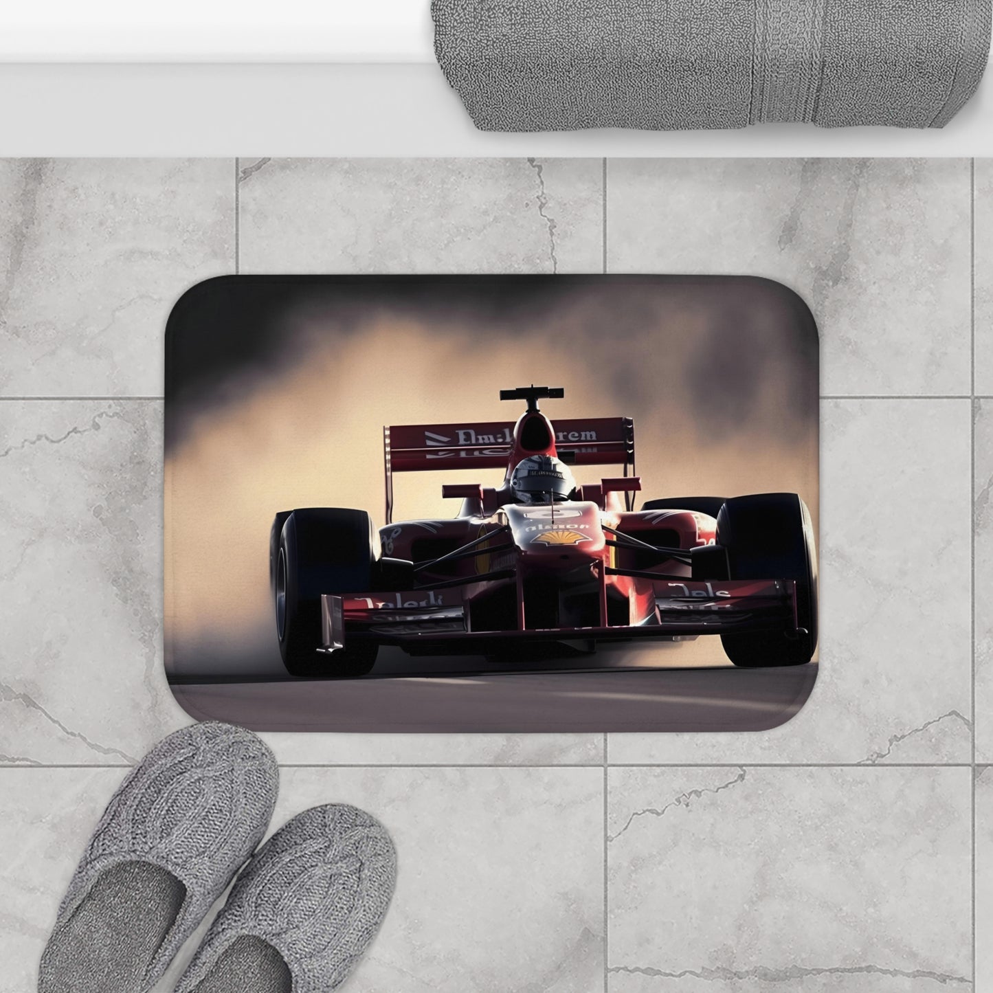 Finish Line Bath Mat | Bath Mats | Bath, Bathroom, Home & Living, Indoor, Sublimation | Prints with Passion