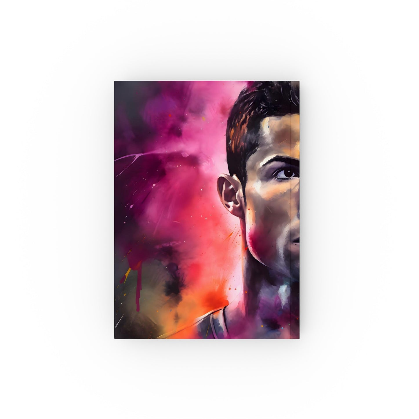 CR7 Neon Football Icon Journal - High-quality, Stylish, Perfect for Fans