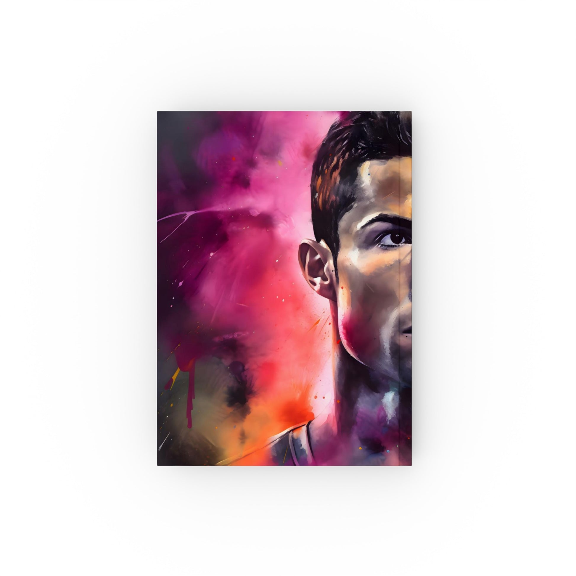 CR7 Neon Football Icon Journal - High-quality, Stylish, Perfect for Fans