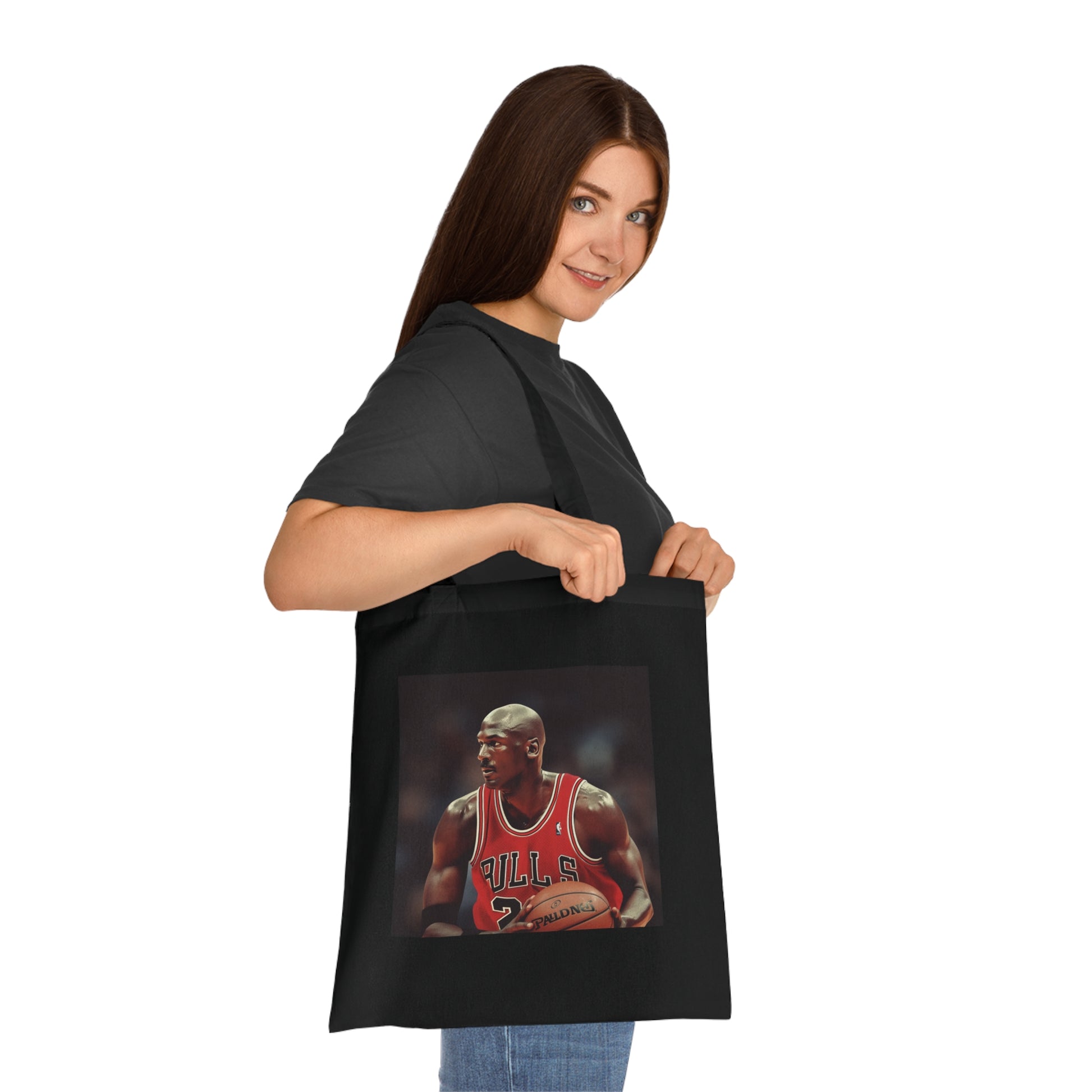 Image of Air Jordan Legacy Tote Bag, a stylish and comfortable tote perfect for all seasons. Celebrate the basketball icon's legacy with this high-quality tote designed with inspiration from Michael Jordan's time with the Chicago Bulls. Great gift idea for any sports enthusiast. Shop more at BenCPrints.