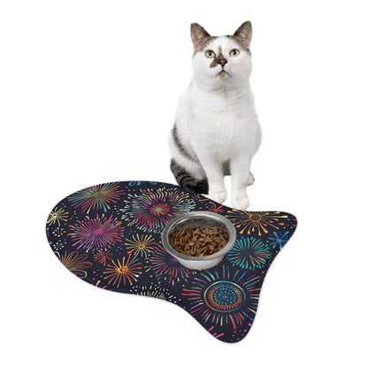 Fireworks Fiesta Pet Feeding Mat