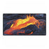 Lava Flowing from Floating Volcano — XL & XXL Desk Mat — Full Top-Down Artwork View