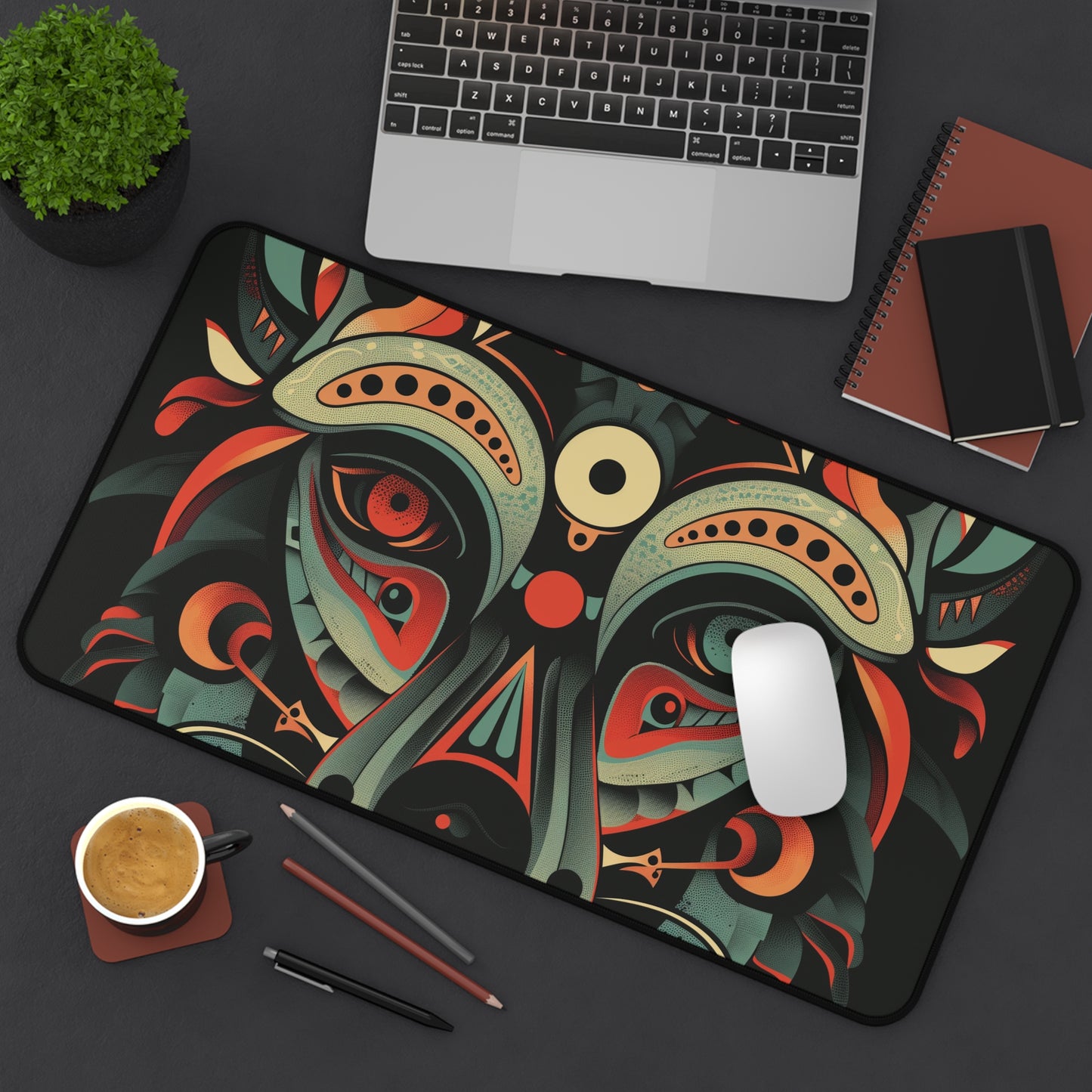 Neon Jungle Desk Mat: Elevate Your Workspace