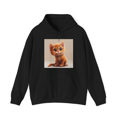 Purrfect Cartoon Cat Hoodie | Hoodies | DTG, Hoodies, Men's Clothing, Regular fit, Unisex, Women's Clothing | Prints with Passion