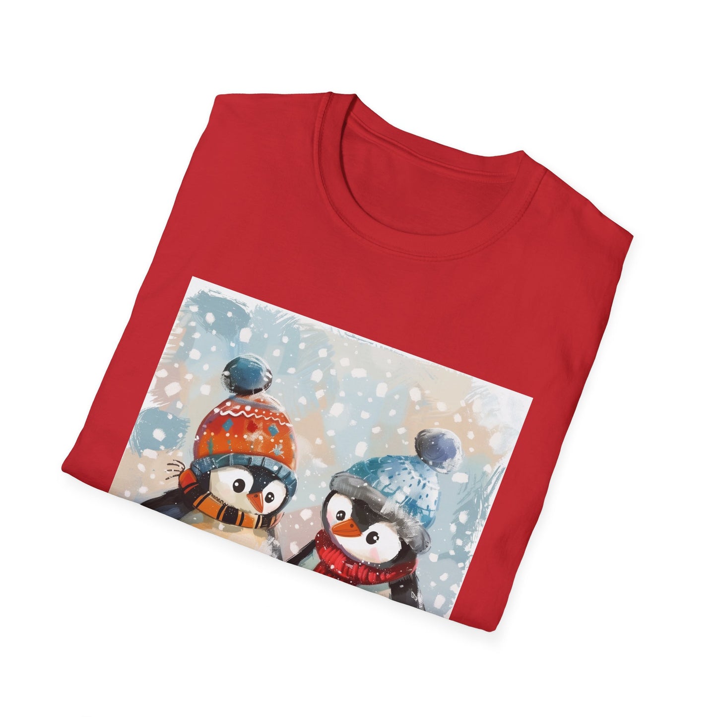 Waddle in Style: Penguins with Winter Flair