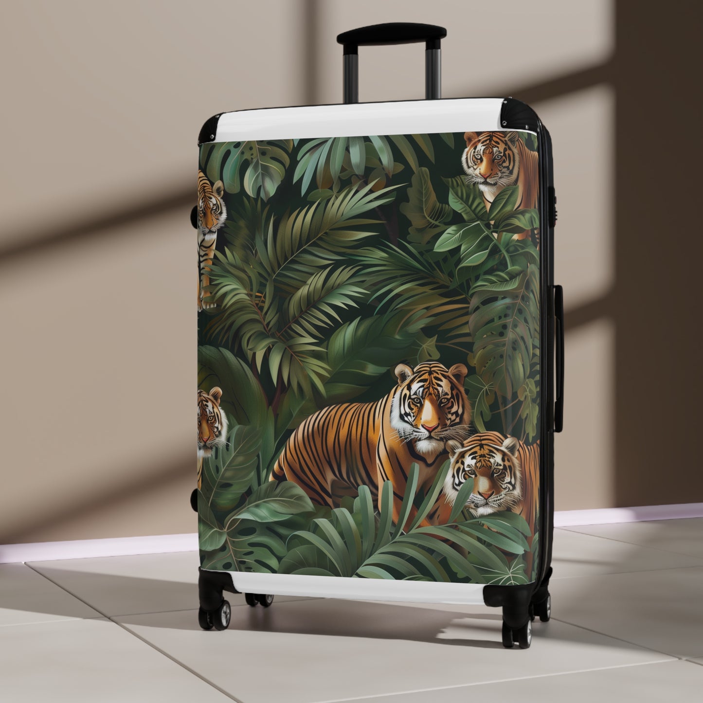 Tiger Print Jungle Safari Suitcase