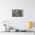 Fractured Portal in Cracked Mirror — Canvas Wall Art — Kiln-Dried Pine Frame & Ready-to-Hang Back View