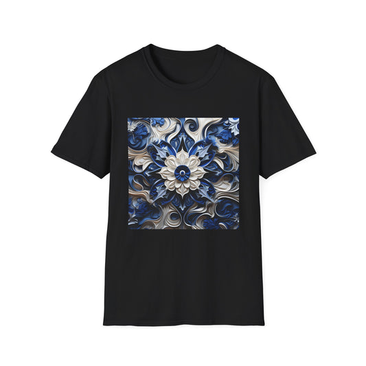 Porcelain Blue Blossom Tee