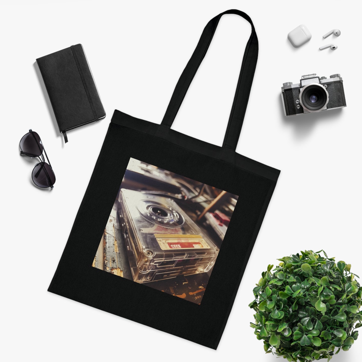 Retro Rewind Tote Bag