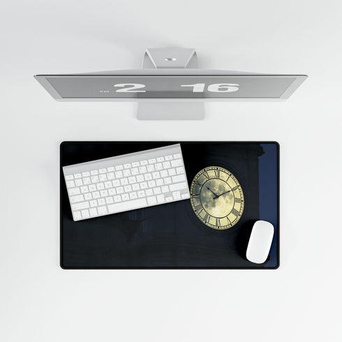 Clocktower Powered by Moon Phases Gaming XXL Extended Desk Mat