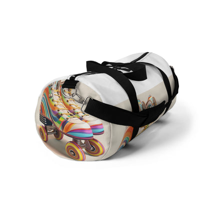 Stripe Retro Skates Duffel