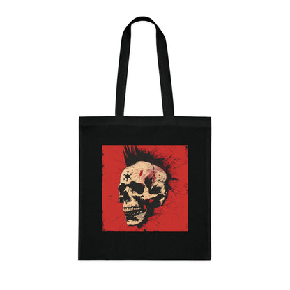 Rock On Skull Tote Bag