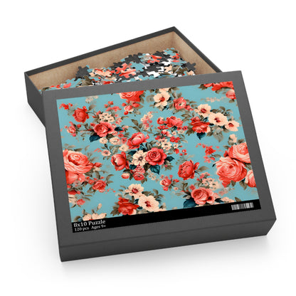 Vintage Fabric Pattern Jigsaw Puzzle