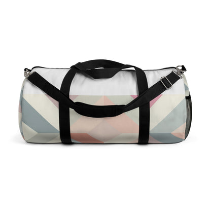 Pink Geometric Duffel Bag