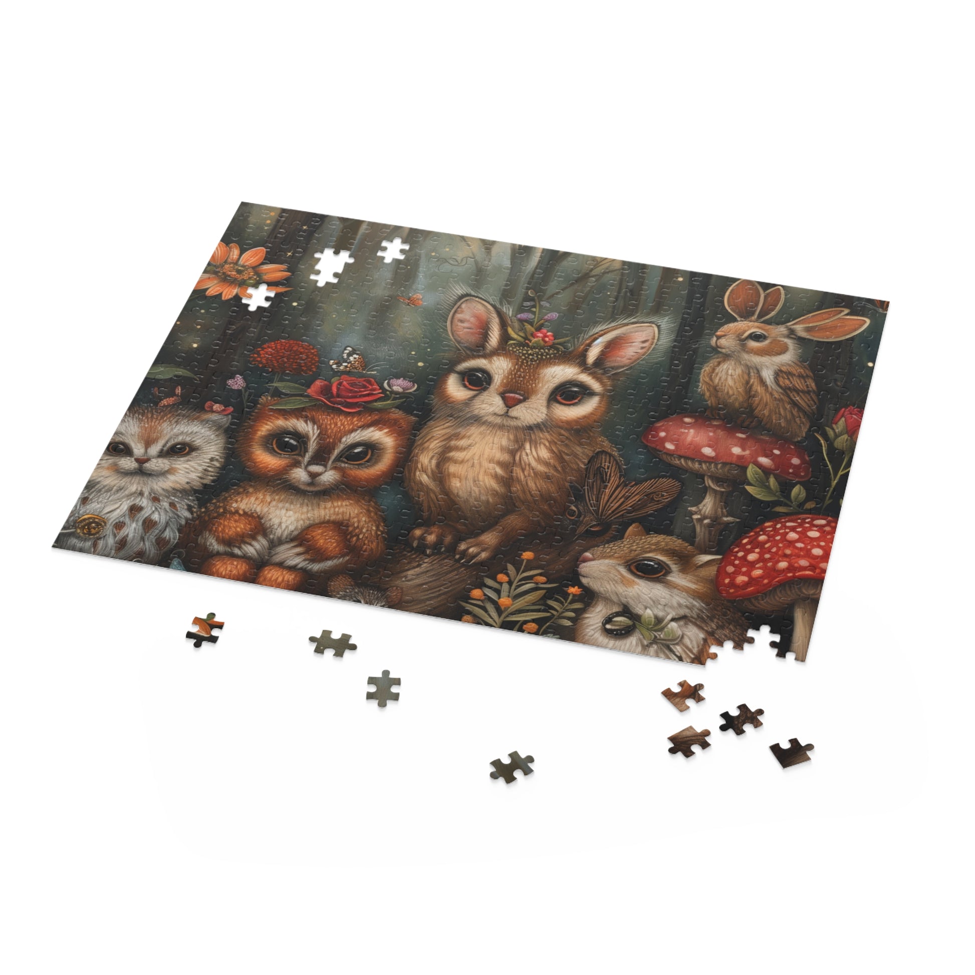 "Wildlife Woodland Jigsaw Puzzle - Colorful nature-themed puzzle for all ages"