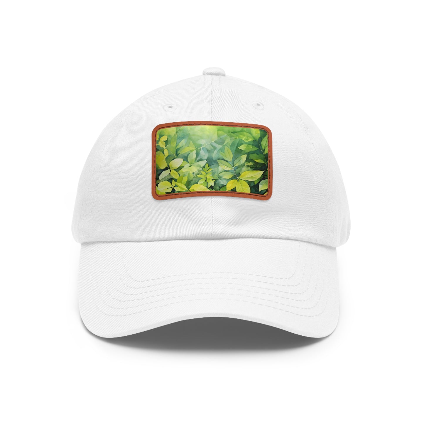 Summer Breeze Watercolor Foliage Cap