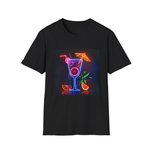 Neon Dreams: A Taste of Paradise | T-Shirt | DTG, Men's Clothing, Regular fit, T-Shirts, Unisex, Women's Clothing | Prints with Passion