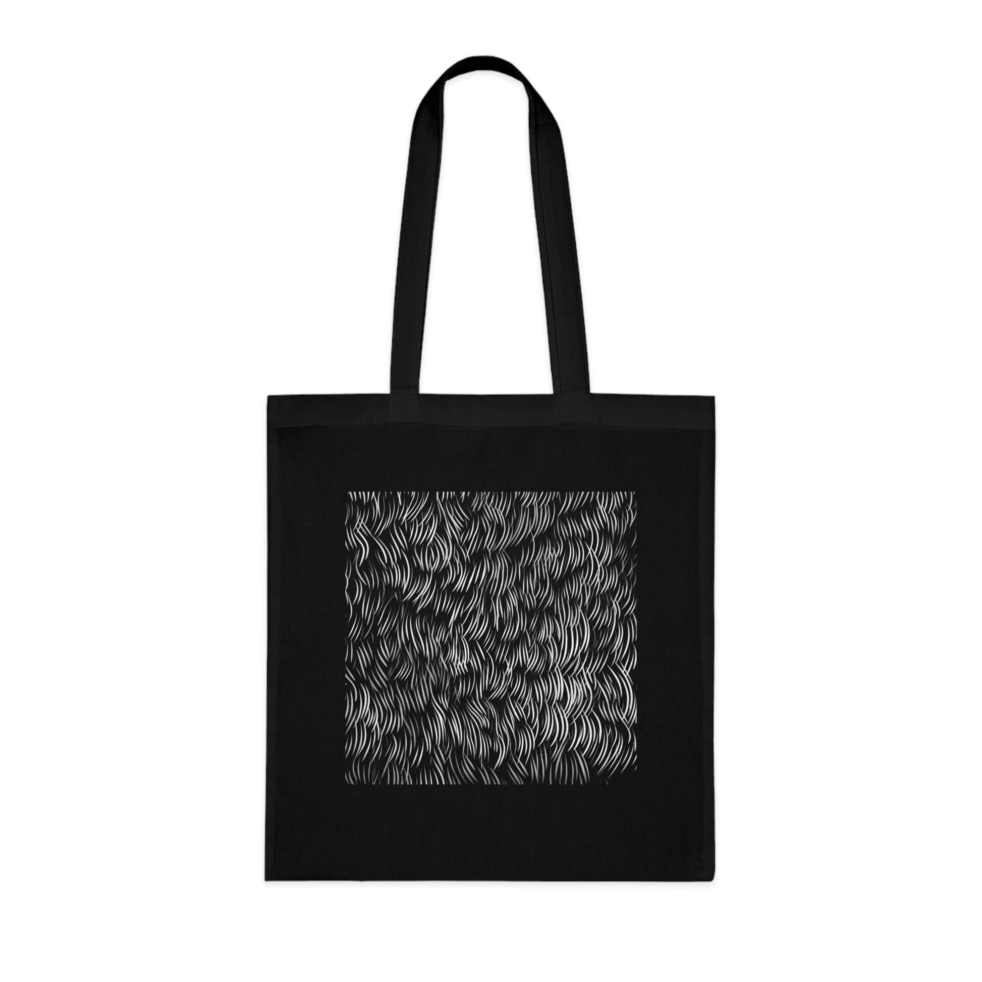 Alt text: "Abstract Strokes Tote Bag - High-quality, stylish tote featuring bold calligraphy strokes, perfect for all seasons. Makes a great gift. Shop now at BenCPrints."