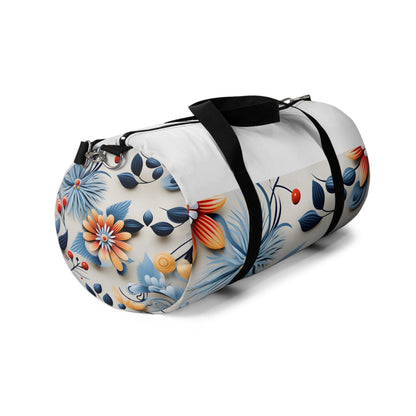 Floral Pattern Duffel Bag | Duffle Bags | Accessories, All Over Print, AOP, Assembled in the USA, Assembled in USA, Bags, Duffle, Made in the USA, Made in USA | Prints with Passion