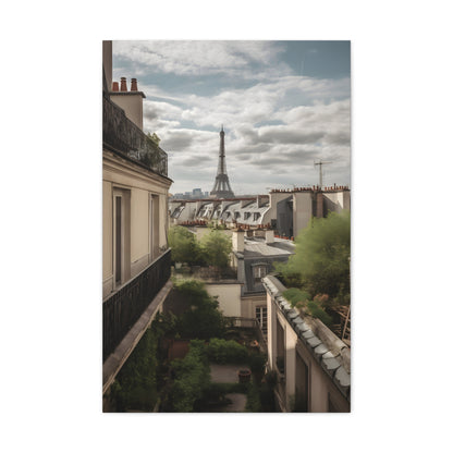 Parisian Charm: A Canvas of Romantic Parisian Rooftops | Canvas | Art & Wall Decor, Canvas, Fall Picks, Hanging Hardware, Home & Living, Indoor, Top Spring Products, Valentine's Day promotion | Prints with Passion