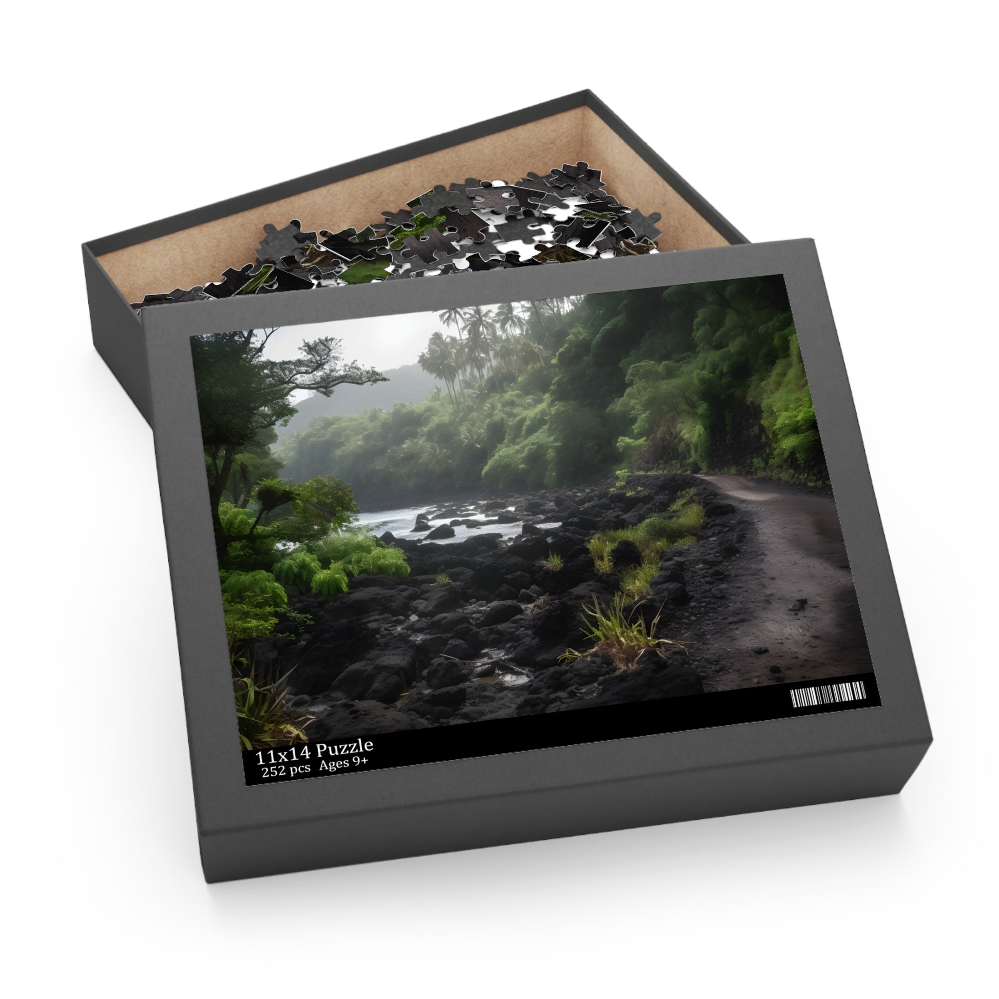 "Maui Hawaii Puzzle Collection - Tropical paradise jigsaw puzzle with stunning landscapes, vibrant flora, and crystal-clear waters for relaxation and mindfulness"