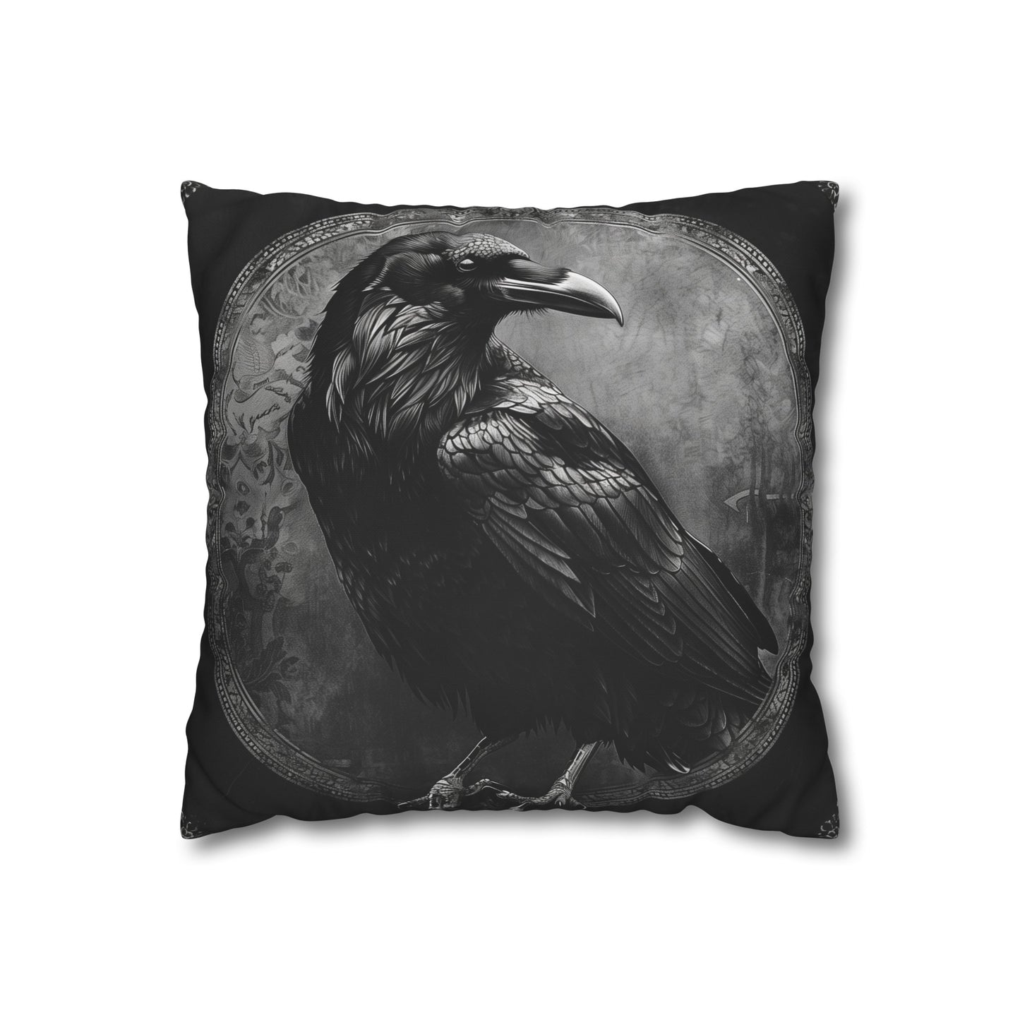 Raven's Shadow Pillowcase | Pillow Cases | All Over Print, AOP, Bed, Bedding, Home & Living, Indoor, Pillow Case, Pillow Covers, Pillows & Covers, Sublimation | Prints with Passion