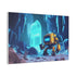 Robot Exploring Crystal Cave (Edition II) — Canvas Wall Art — Product Detail View 6