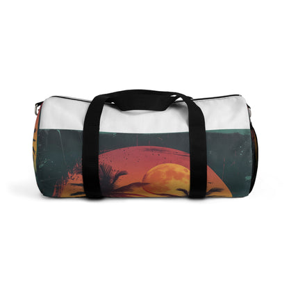 Sunset Palm Tree Duffel