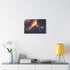 Waterfall of Fire from Mountain in Space Stretched Canvas Wall Art