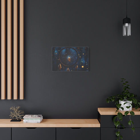 Dreamcatcher with Animated Stardust — Canvas Wall Art — Product Detail View 5