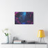 Neon Lit Jungle with Glowing Fauna — Canvas Wall Art — Product Detail View 7