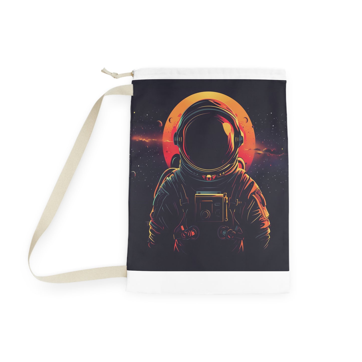 "Space Cadet Laundry Bag - Astronaut-approved bag for out-of-this-world organization on Earth"