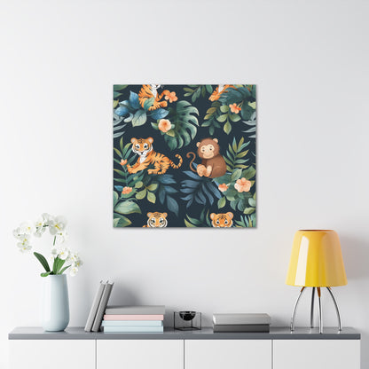 Tiger Jungle Safari Canvas Print