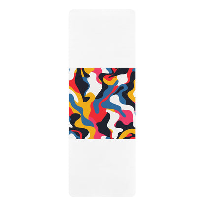 Bold Bright Abstract Yoga Mat | Home Decor | Home & Living, Mother's Day, Rugs & Mats, Sports, Spring Essentials, Sublimation, Summer Picks, TikTok | Prints with Passion