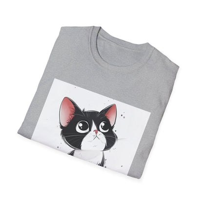 Purrfectly Adorable: Cute Cartoon Cat T-Shirt