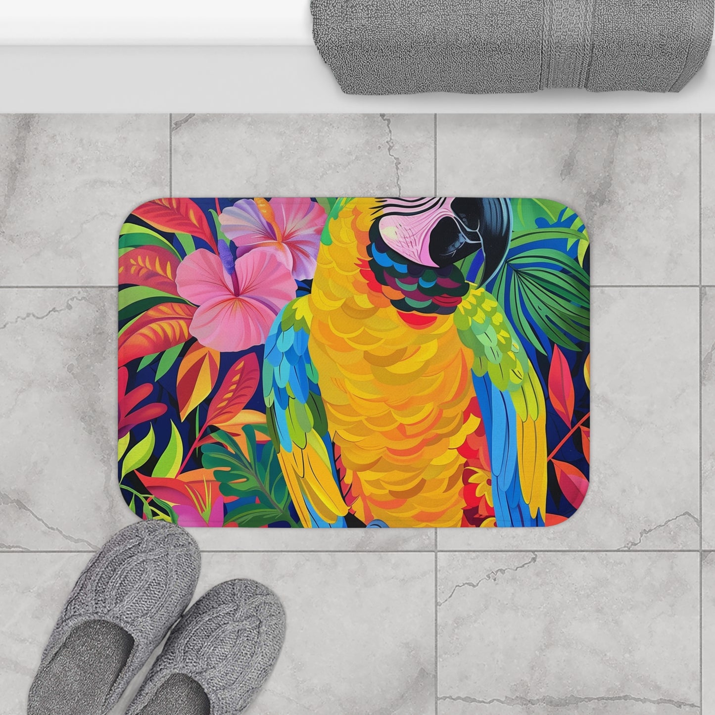 Tropical Paradise Bath Mat | Bath Mats | Bath, Bathroom, Home & Living, Indoor, Sublimation | Prints with Passion